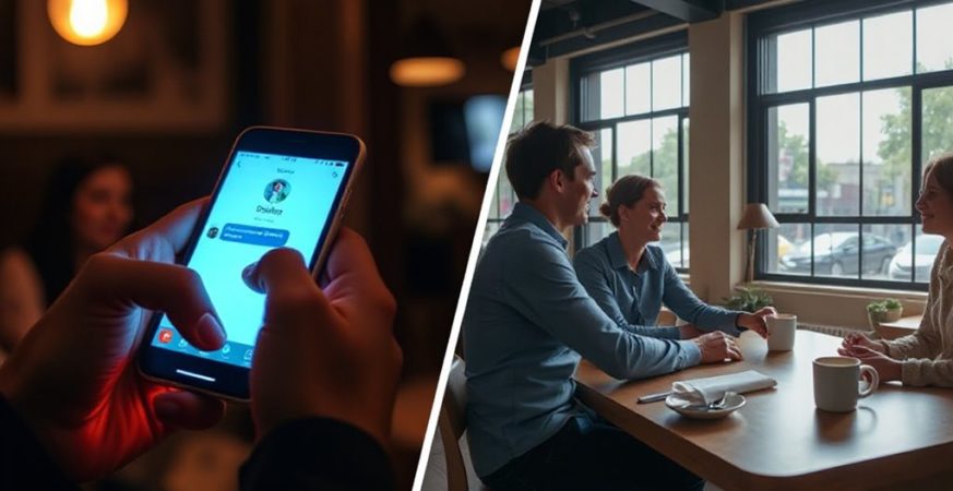 from chat to in person