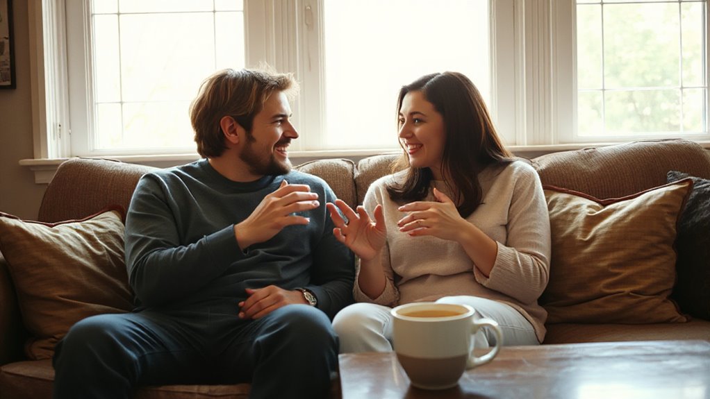 partner shows genuine appreciation