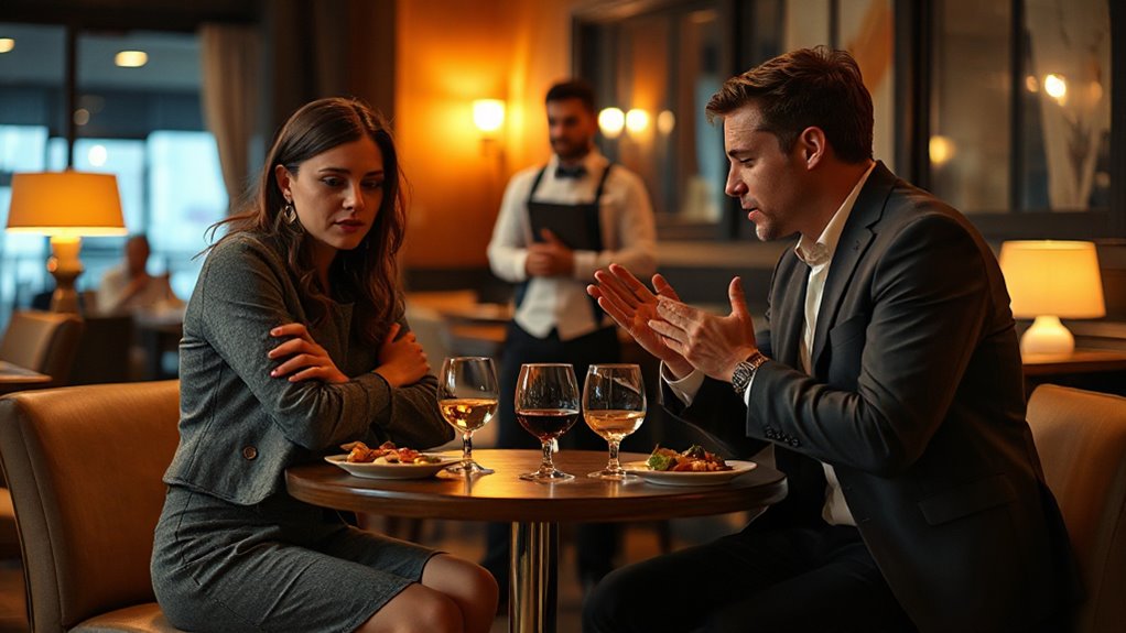 awkward silent first date habits