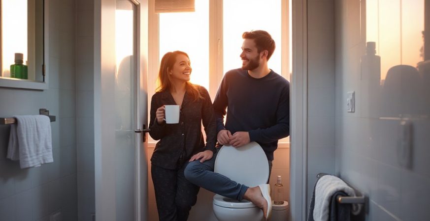 bathroom intimacy and vulnerability