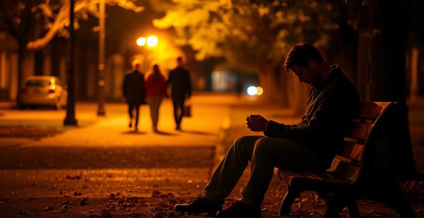 lingering pain of first breakup