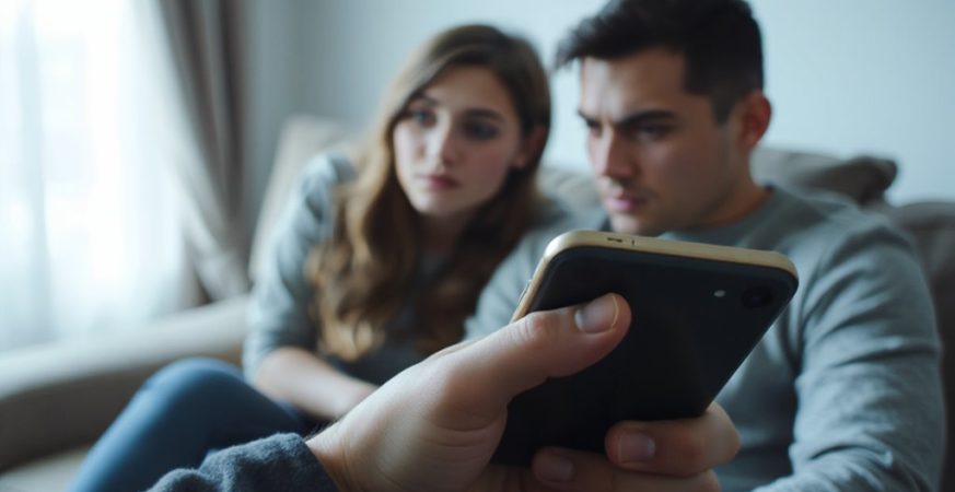 boyfriend sexting crosses boundaries