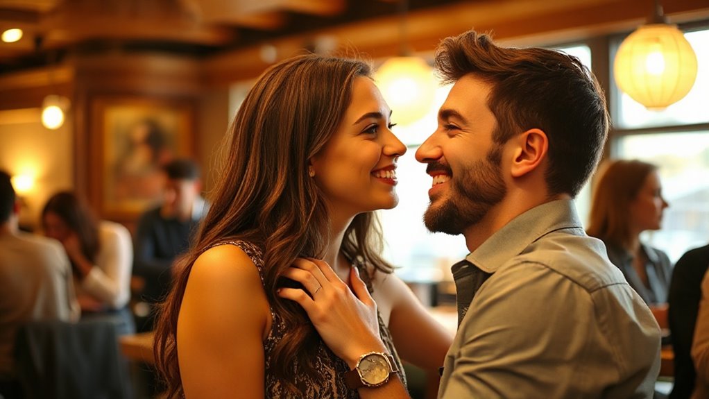 confidently initiate romantic first kiss