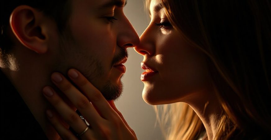irresistible passionate consent focused kiss