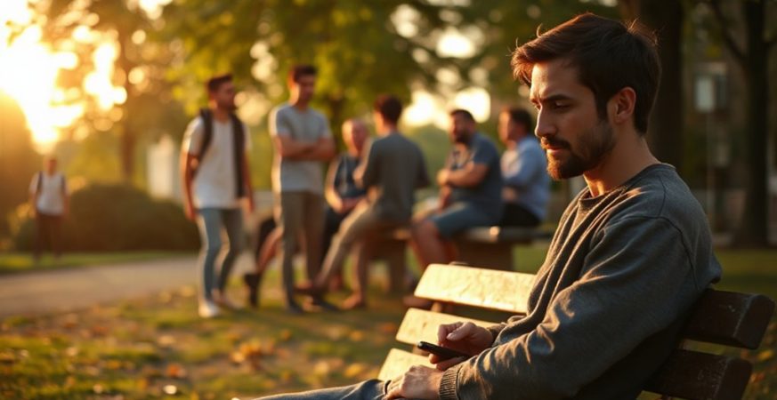 men secretly forming support networks