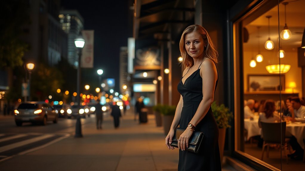 left after expensive dinner