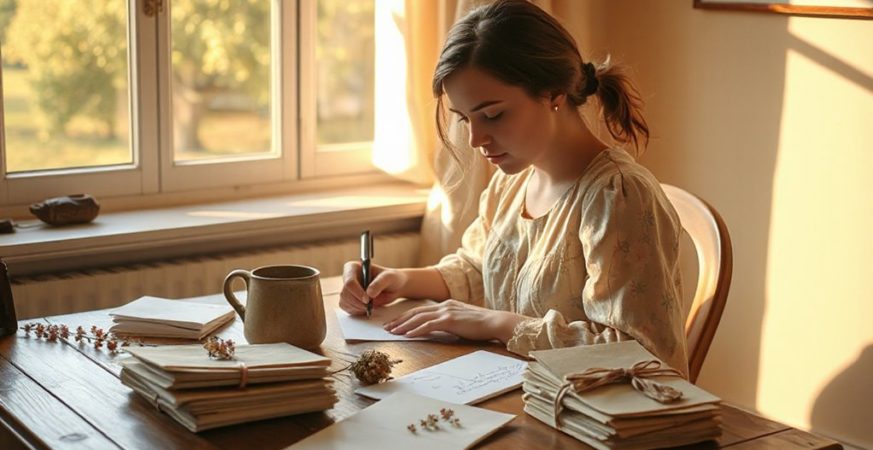 courtship through handwritten letters