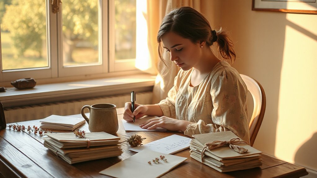 courtship through handwritten letters