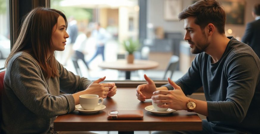 discussing finances on first date