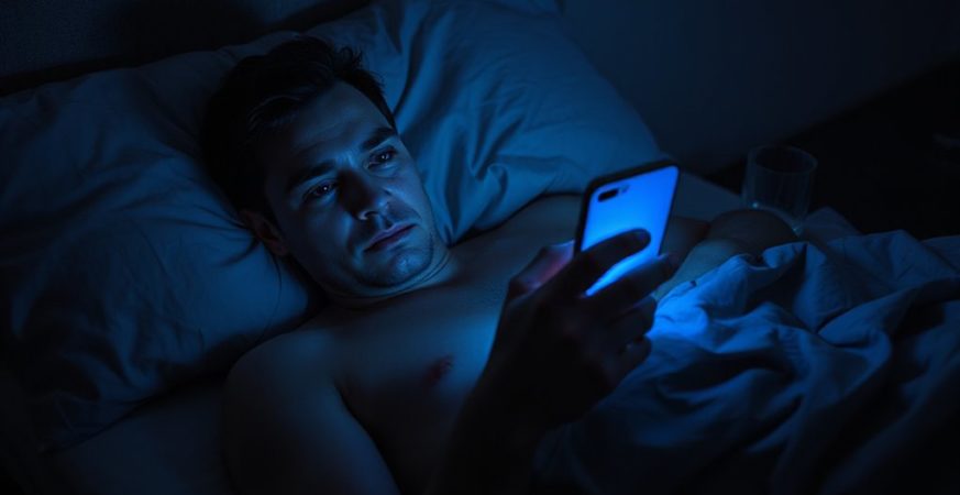 quietly checks social media after cutting contact